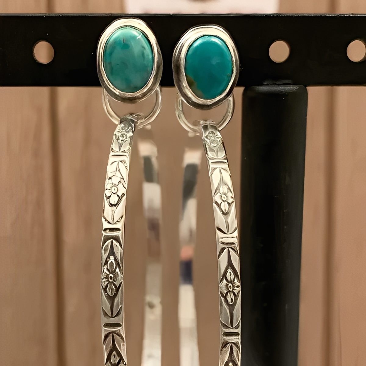 Selene – Boho Vintage Ohrringe aus Onyx