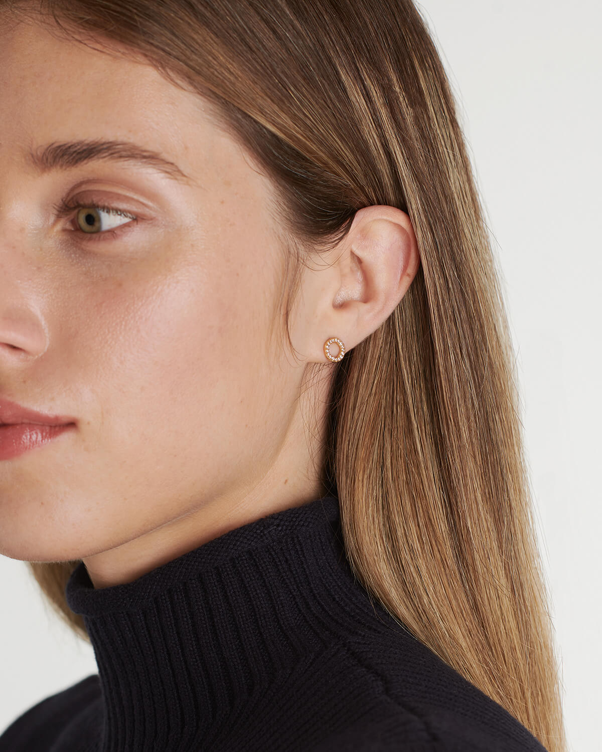 Anuka - Ewiger Halo Ohrstecker