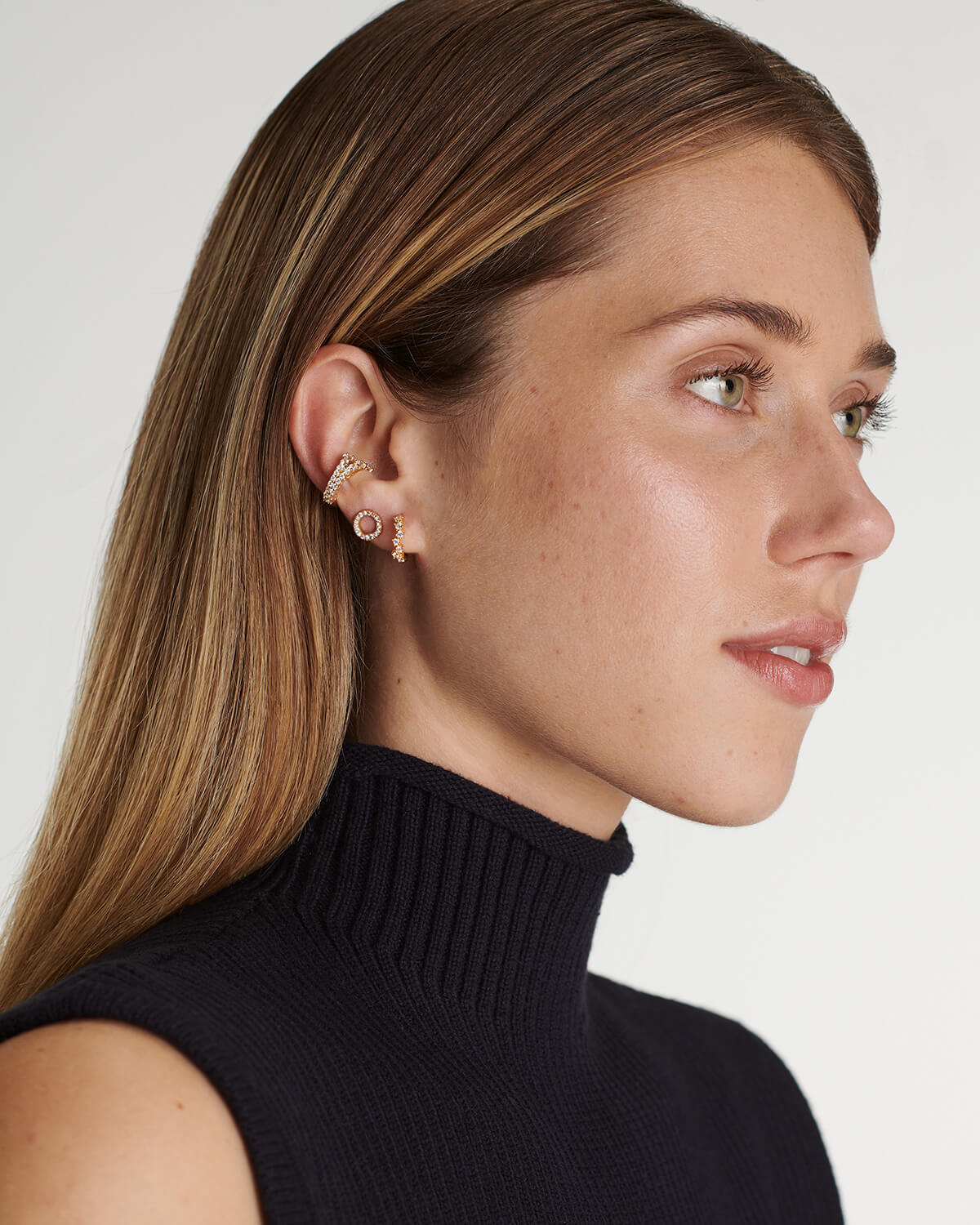 Anuka - Ewiger Halo Ohrstecker