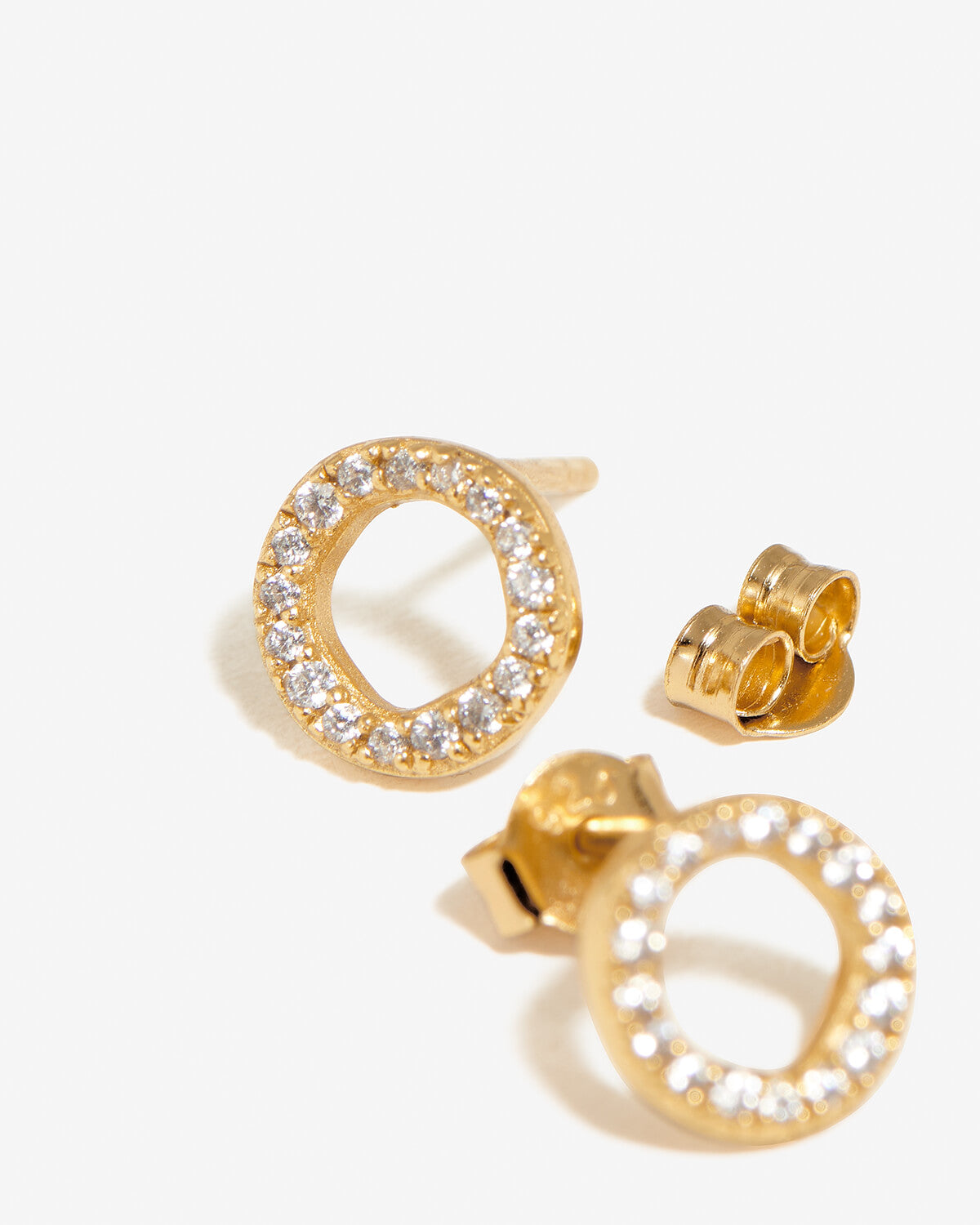 Anuka - Ewiger Halo Ohrstecker