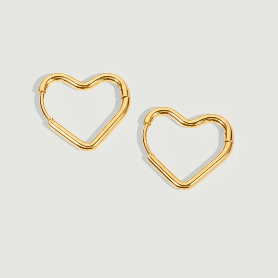 Ayesha – Goldene Mond-Ohrringe