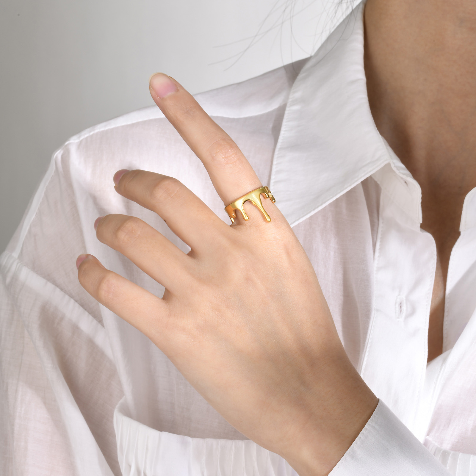 Setareh - Tropfender Honig Ring