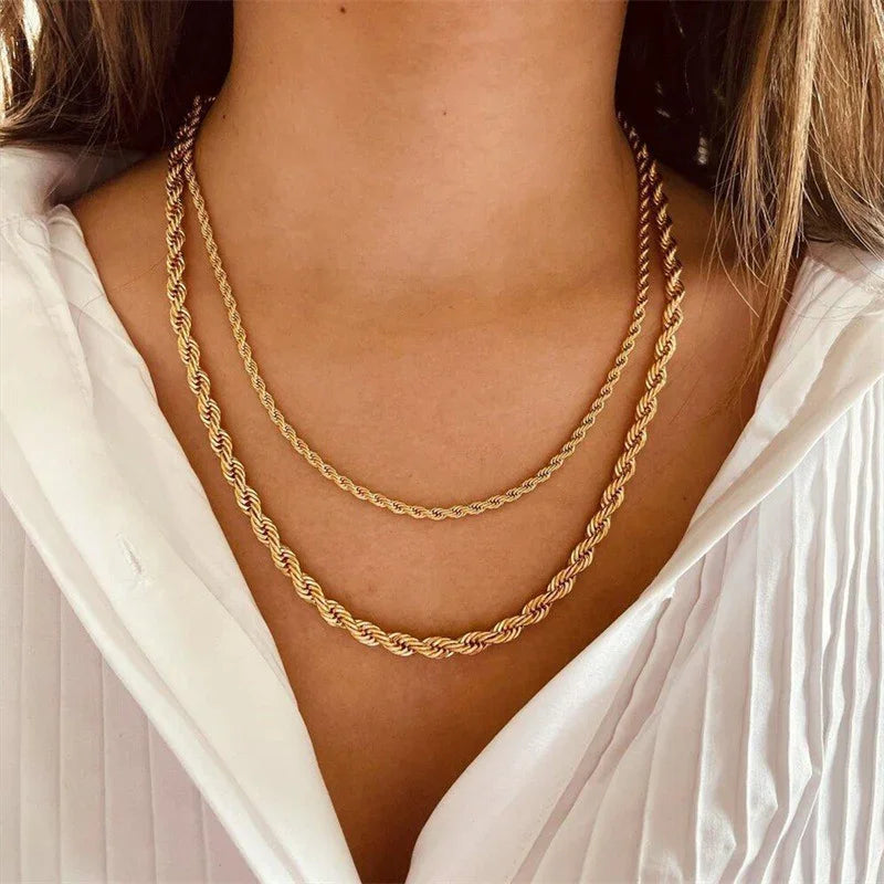 Bianca – Kette Seil aus Gold