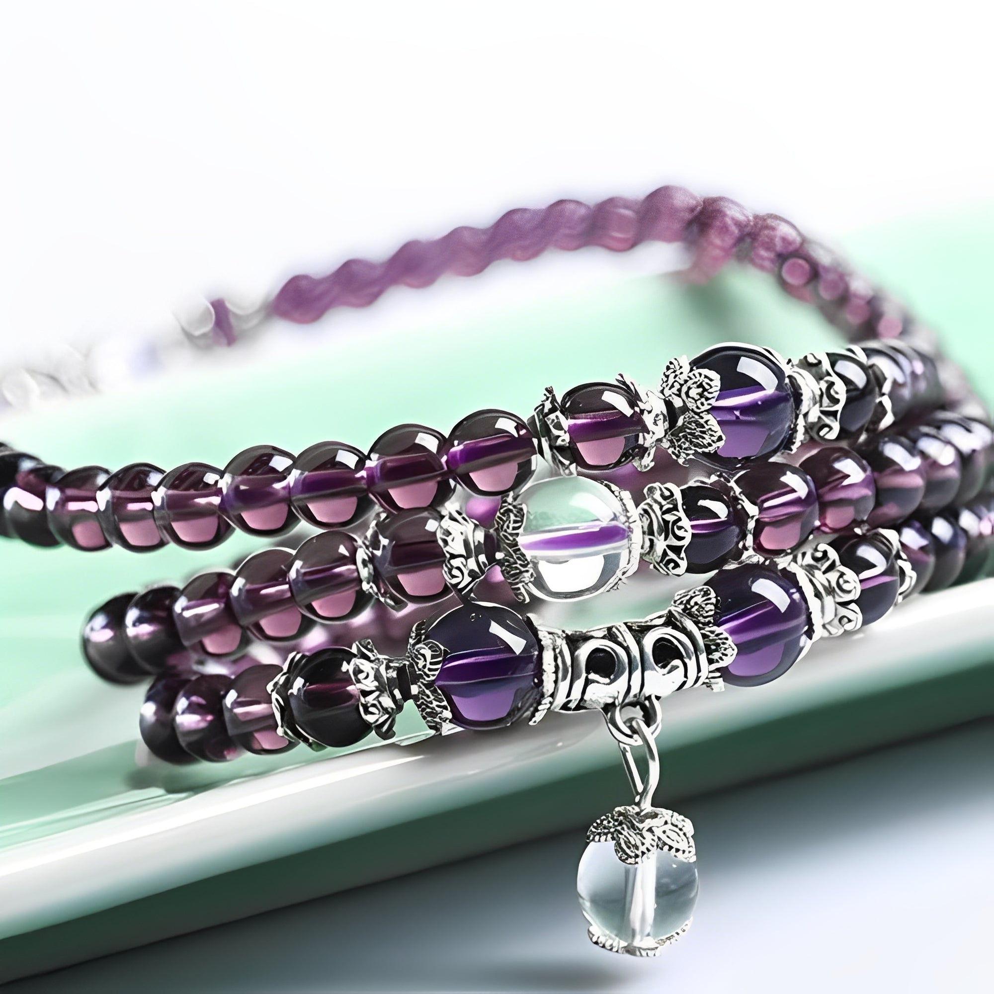 Mia – Armband & Halskette Spirituell Amethyst