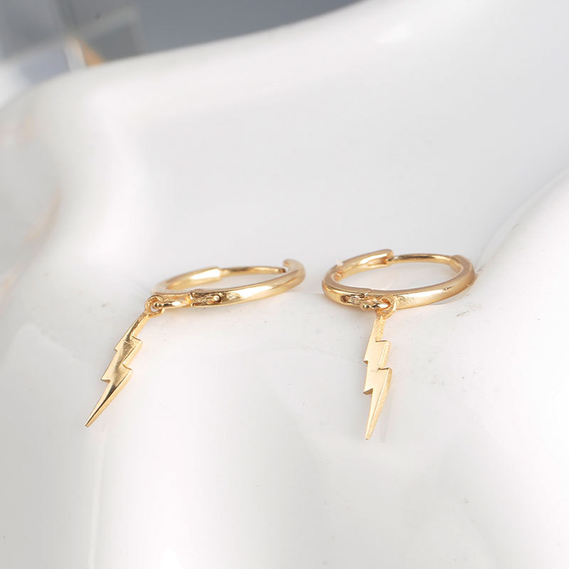 Lightning Hoop-Ohrringe - Lightning Bolt Ohrringe