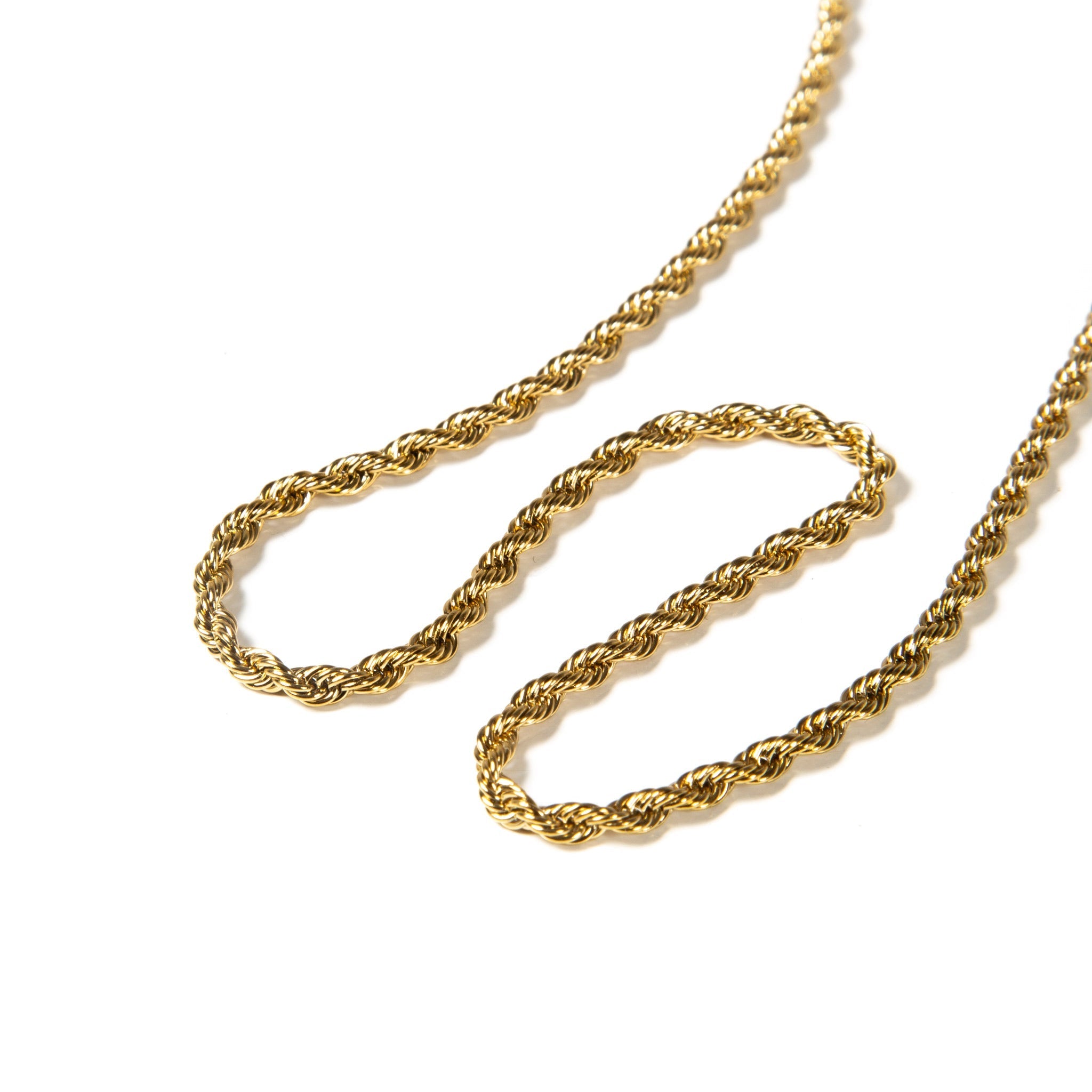 Sofia – Collier Kette Seil Gold