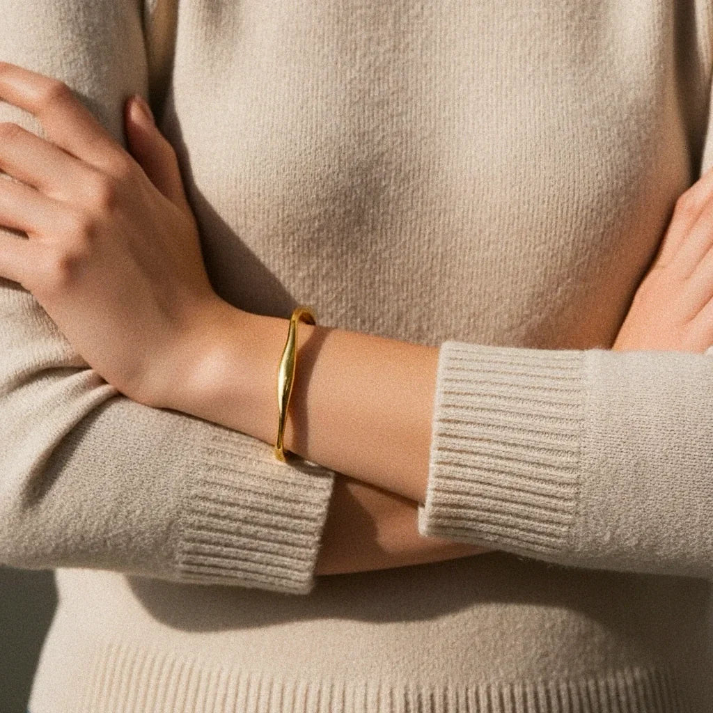 Tiffany – Armband Jonc Lock aus Gelbgold