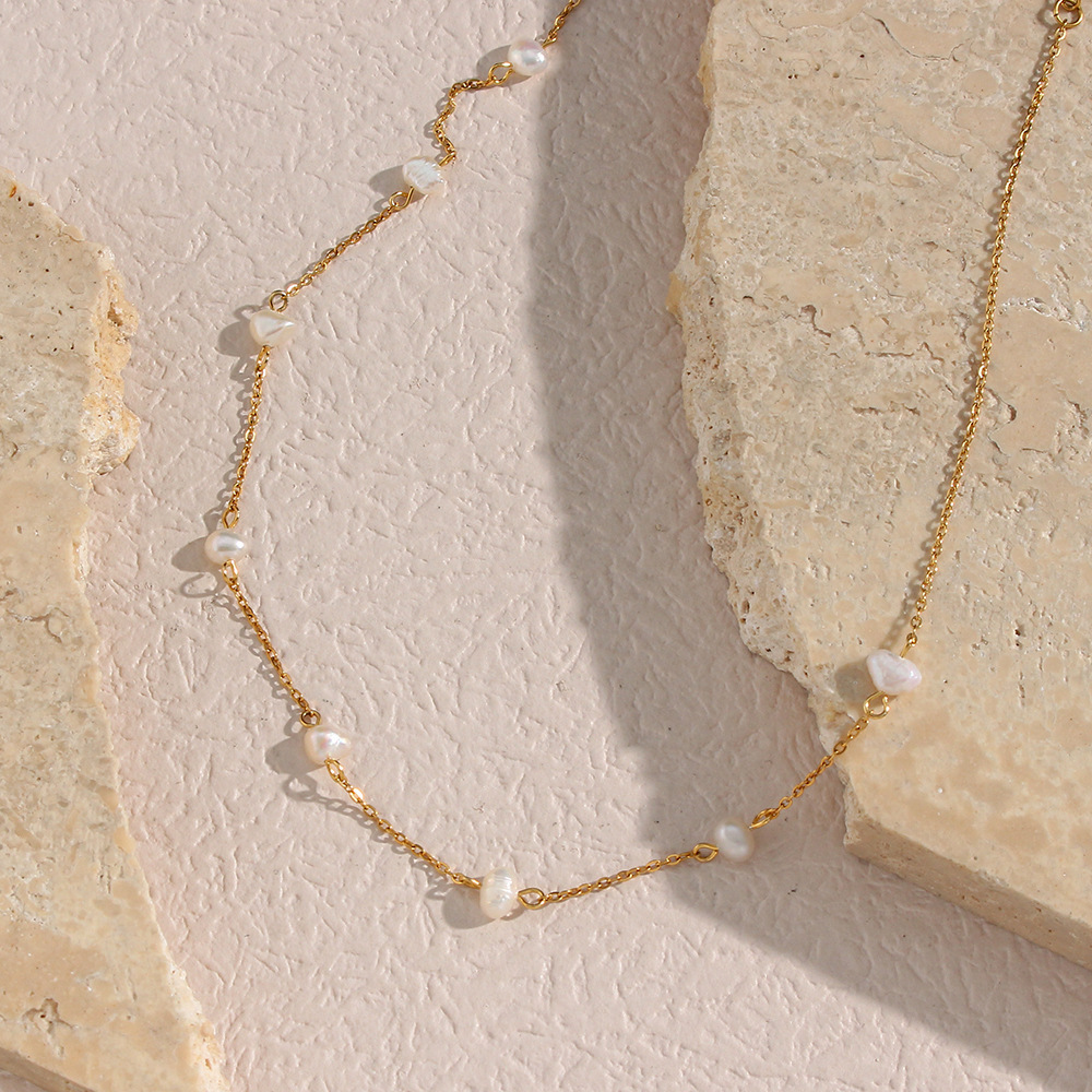 Goldperlenkette - Alltagskette