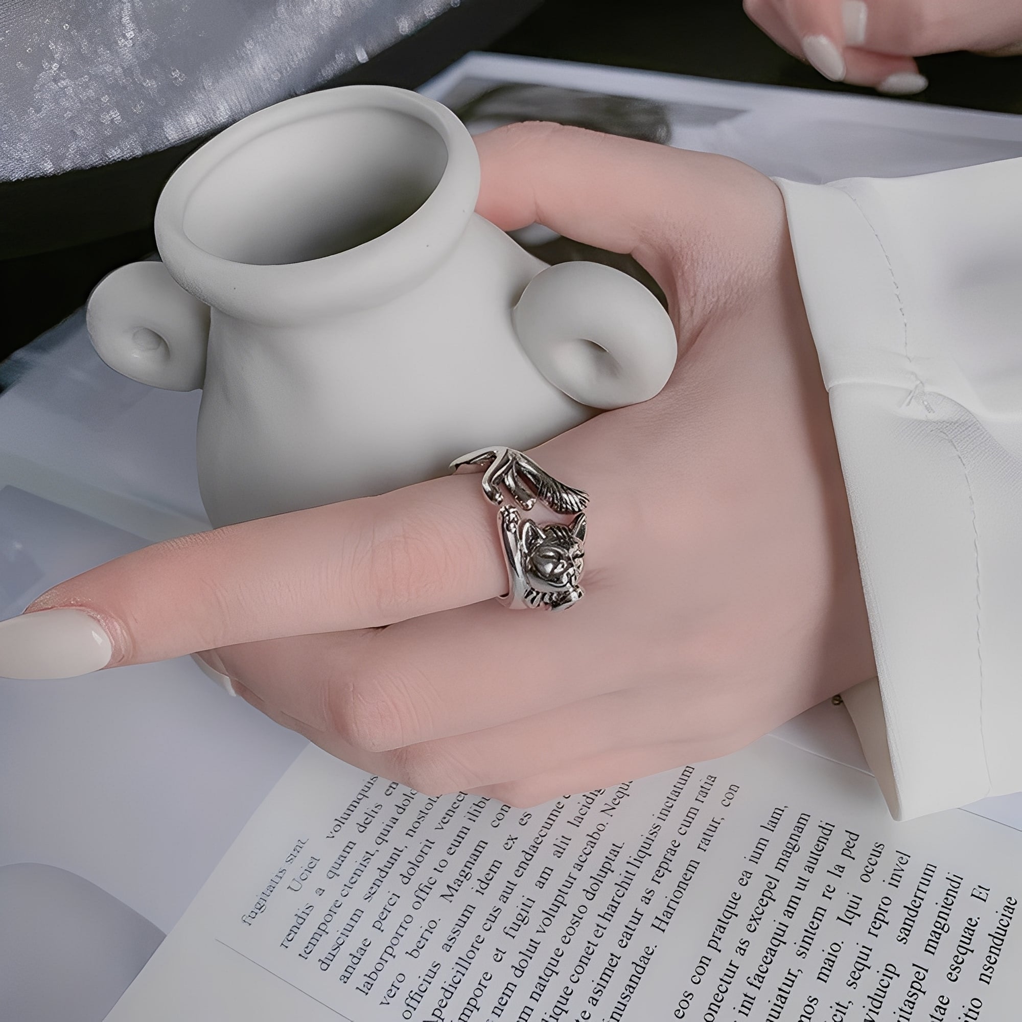 Mia – Eleganter Katzenring