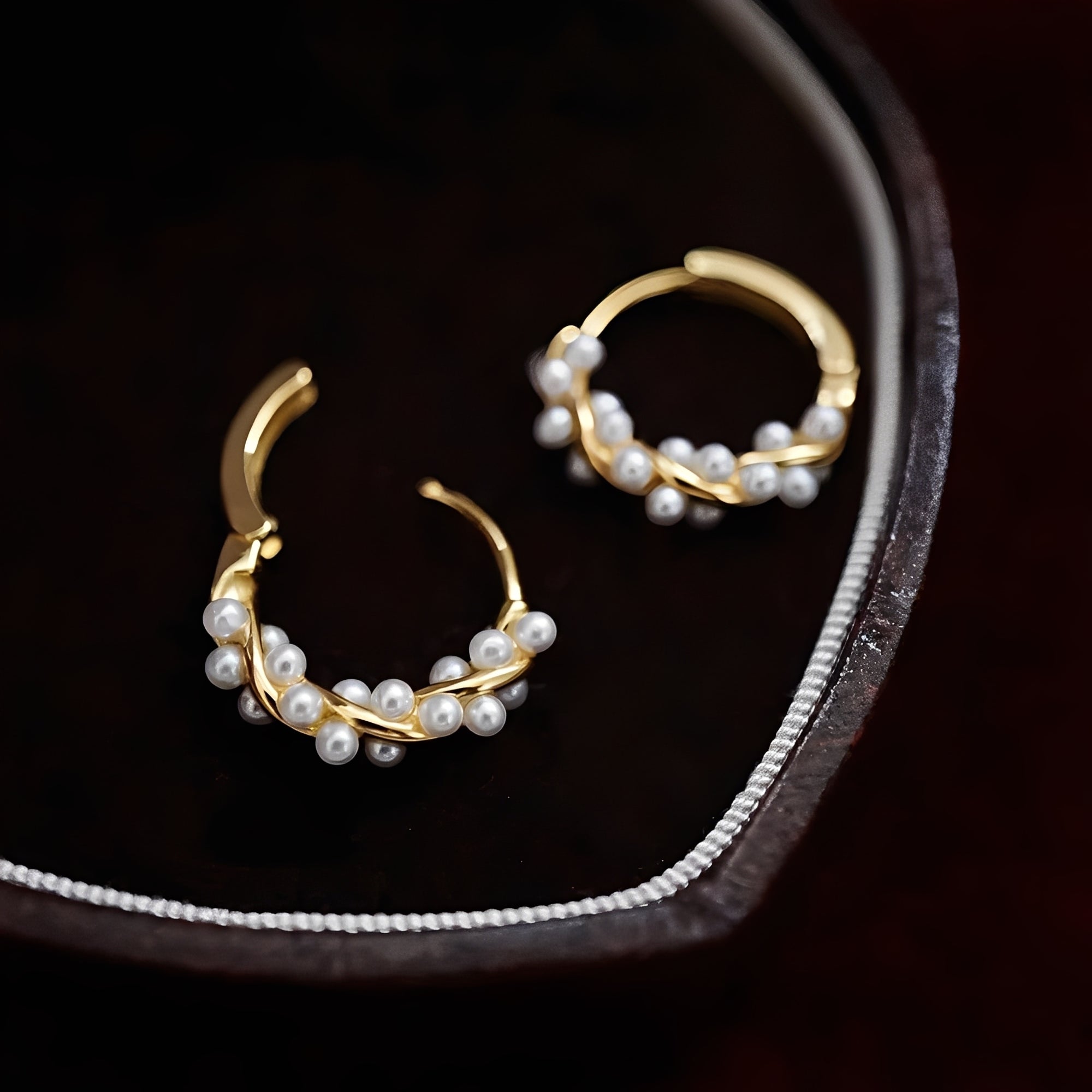 Ellie – Ohrringe Gedrehte Perlen