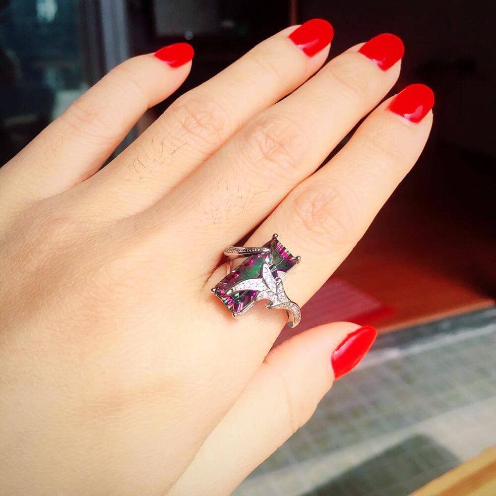 Valerie – Strahlender Ring in Topas Arkane