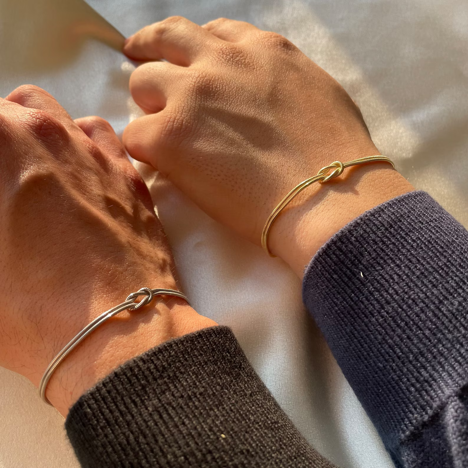 Unendliches Liebesarmband - Liebesknoten Armbandset