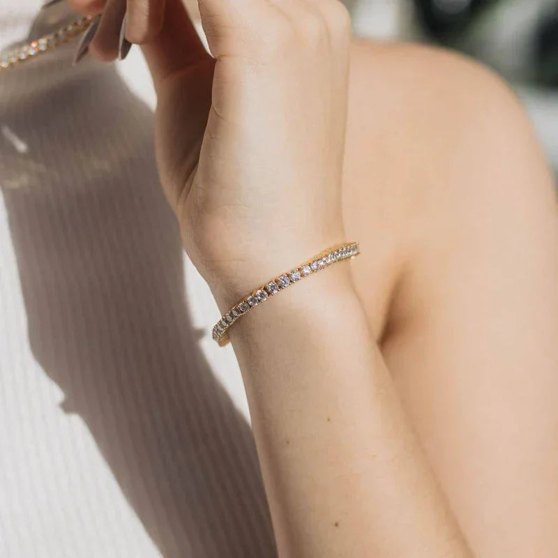 Lillian – Armband Tennis Kristallklarer Glanz