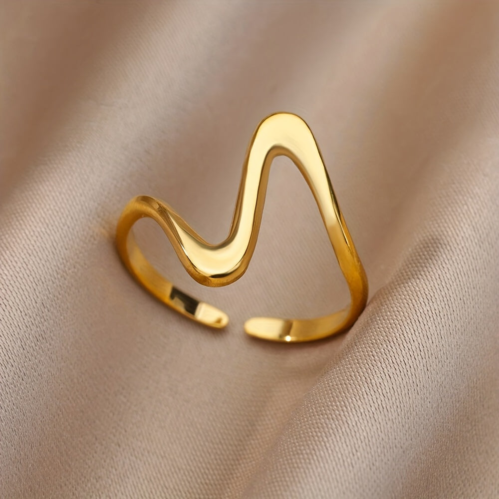 Rea – Verstellbarer Manchette-Ring im Modernen Stil