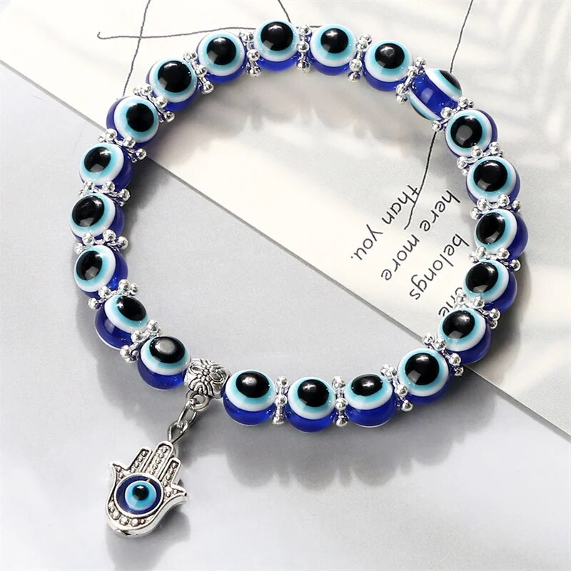 Evil Eye Ocean Style Fußkettchen - Karma und Glücks Anklet