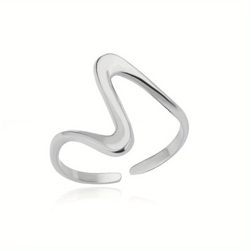 Rea – Verstellbarer Manchette-Ring im Modernen Stil