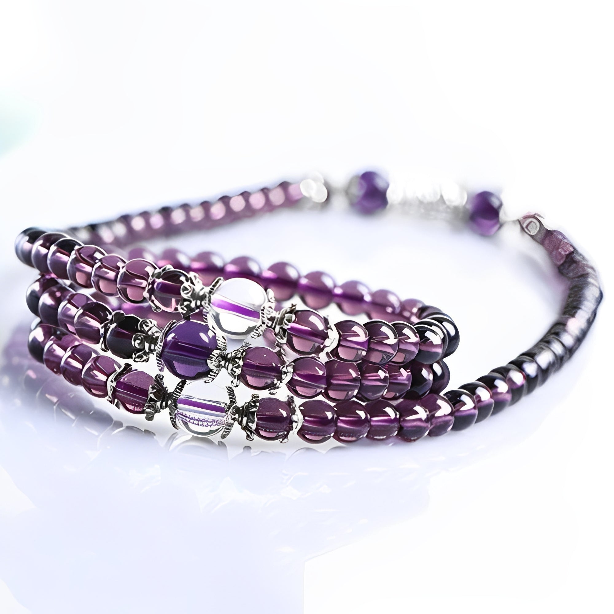Mia – Armband & Halskette Spirituell Amethyst