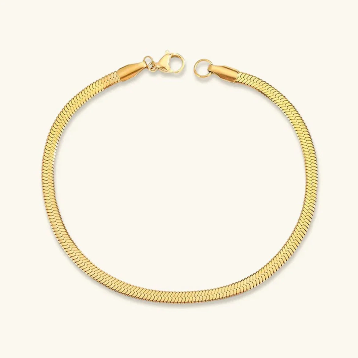 Vida – Armband Schlangenkette Gold Elegant