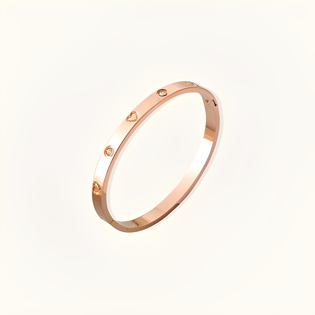 Amora – Armband Herz Gold Elegant