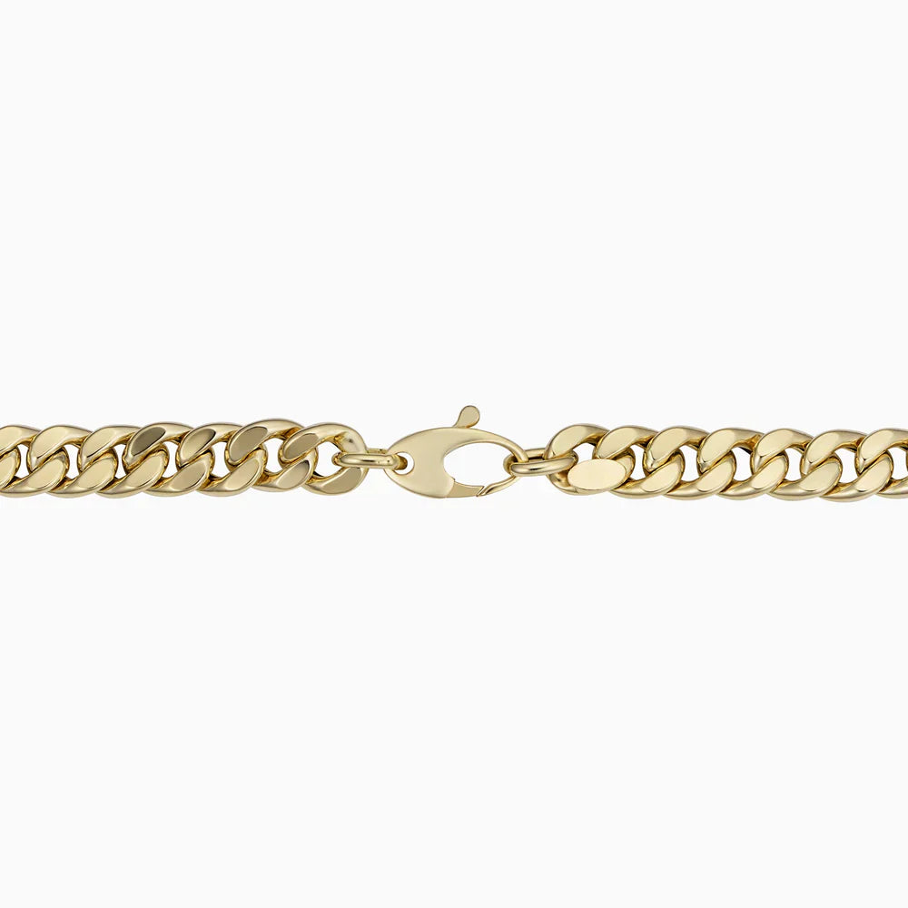 Estelle – Armband Kubanische Kette aus Gold 16K