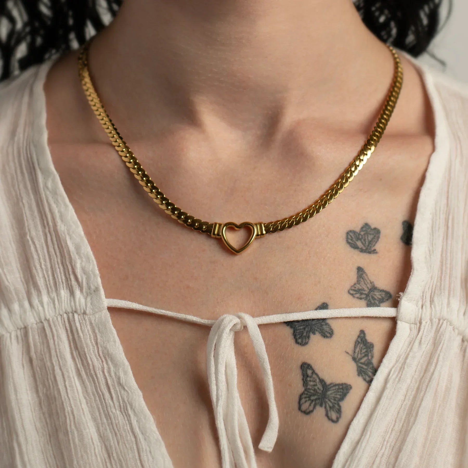 Isadora – Collier Herz Kette Cubaine