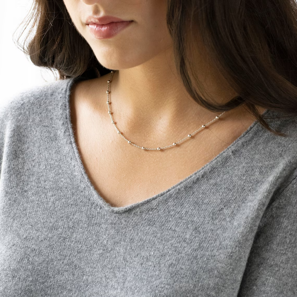 Satellite Choker Halskette - Goldene Luxuskette