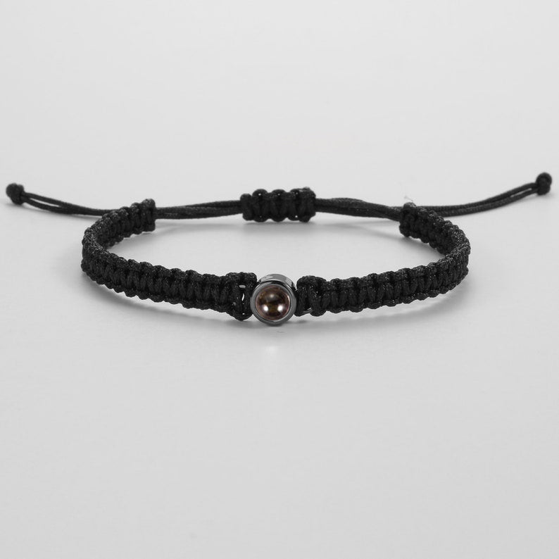 Clara – Geflochtenes Personalisiertes Fotoarmband