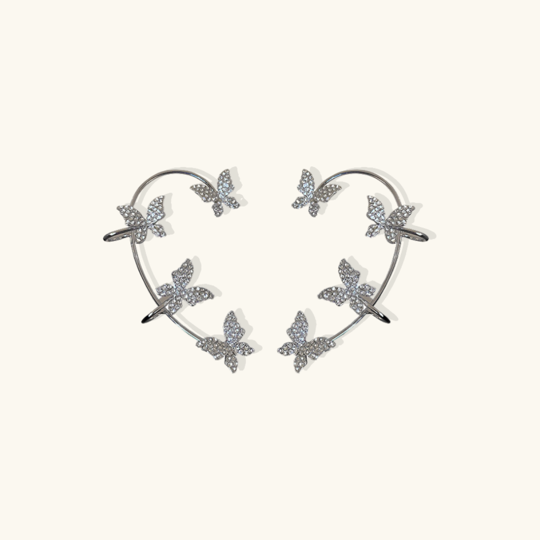 Freya – Elegante Schmetterling Ohrringe