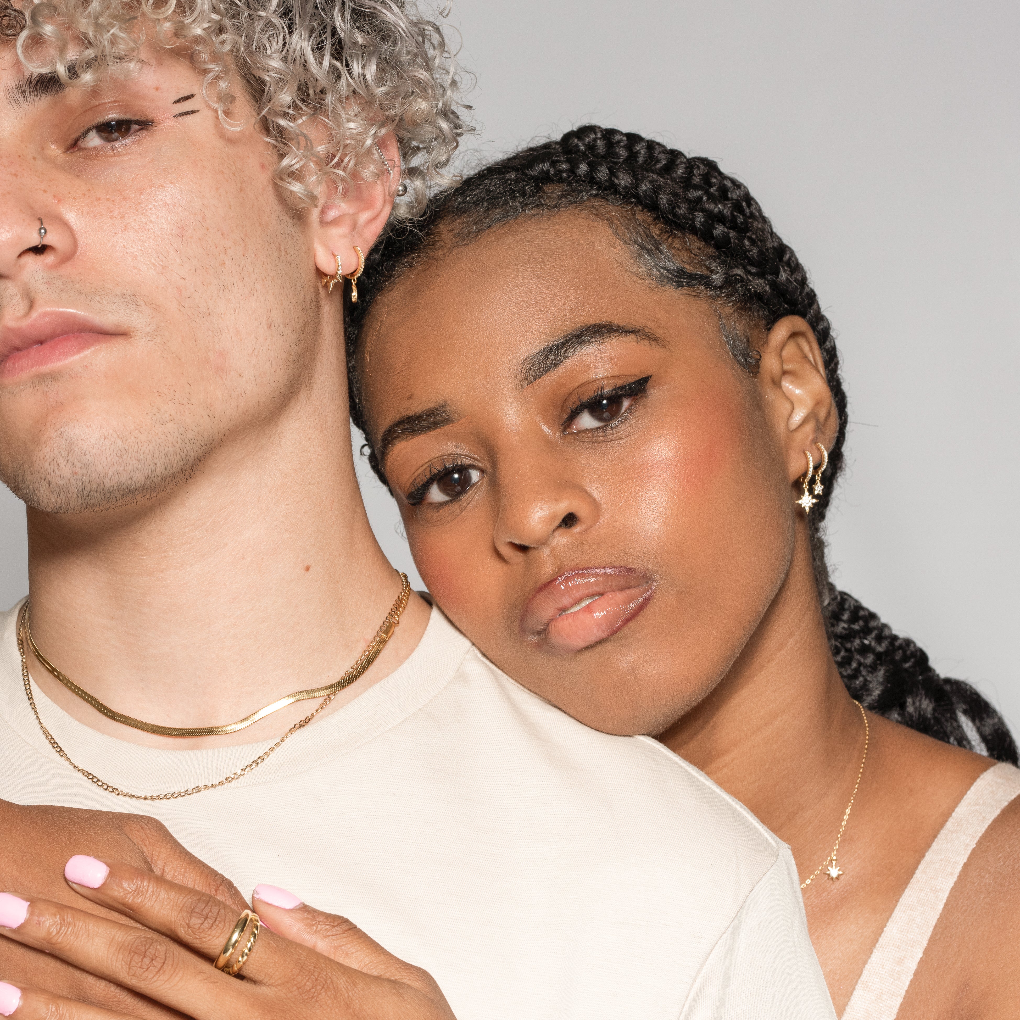 Vanna - CZ Stern-Creolen