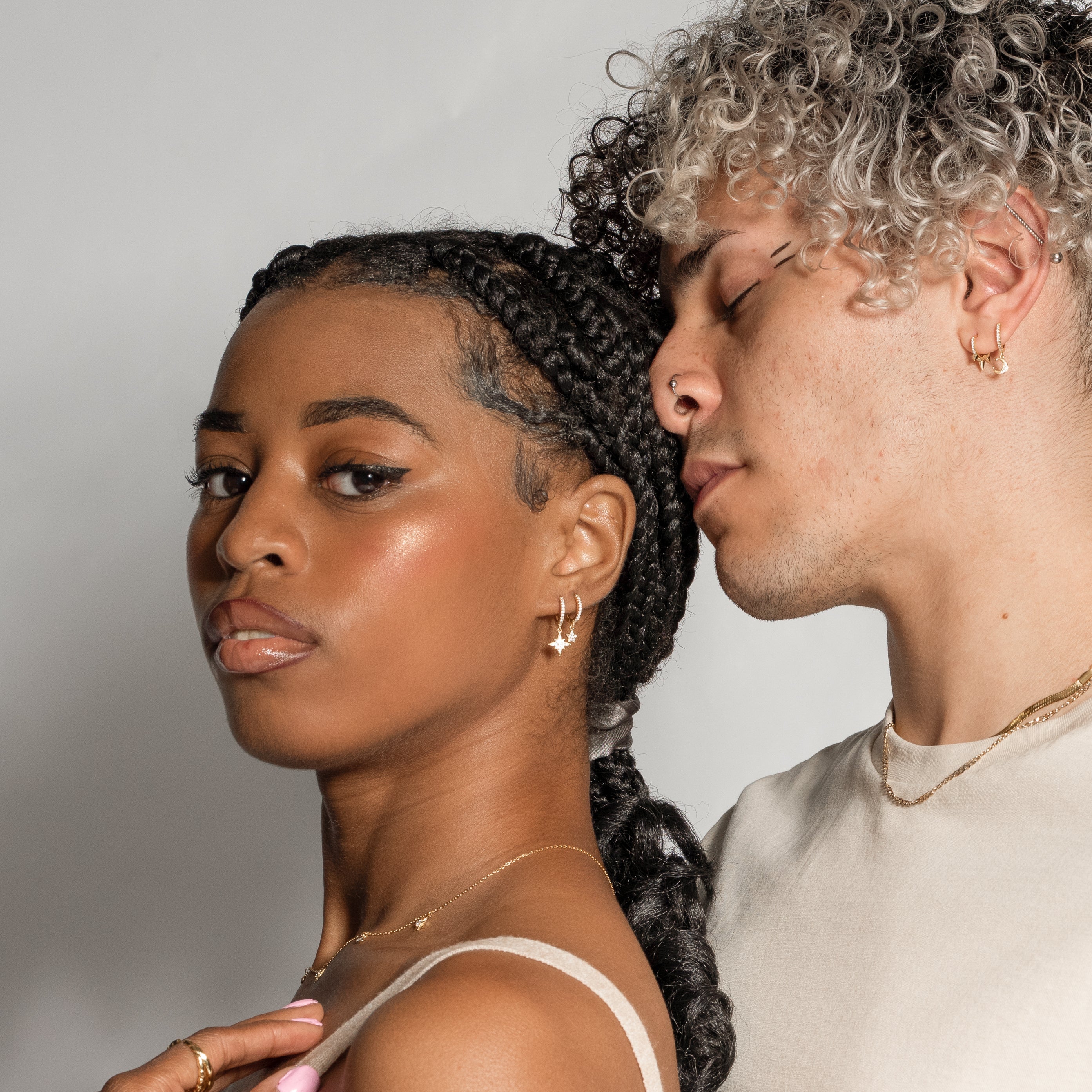 Vanna - CZ Stern-Creolen