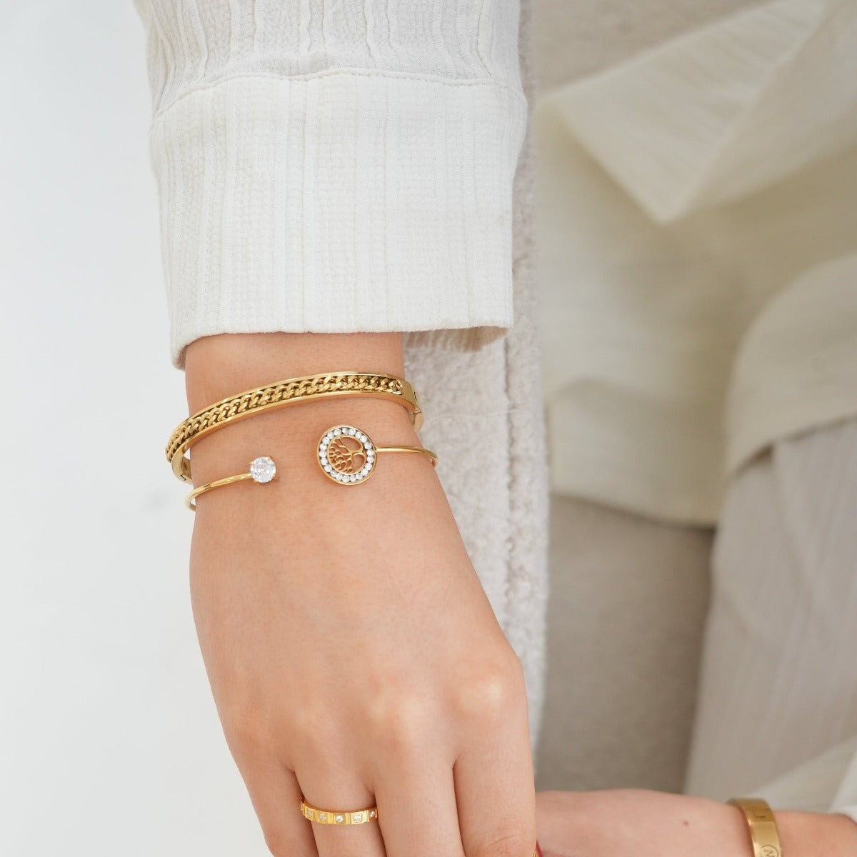 Jessi – Armband Armbaum des Lebens mit Steinen