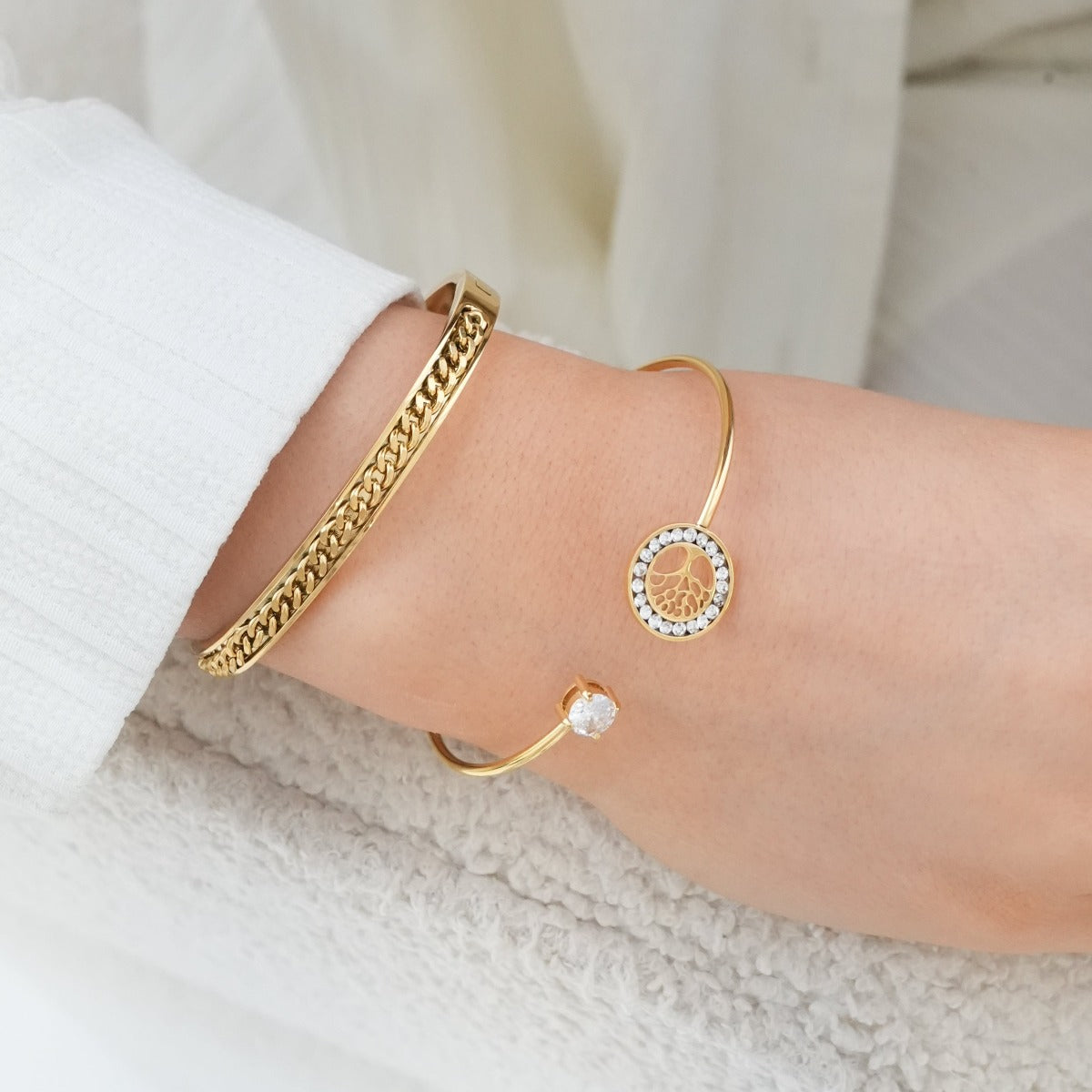 Jessi – Armband Armbaum des Lebens mit Steinen