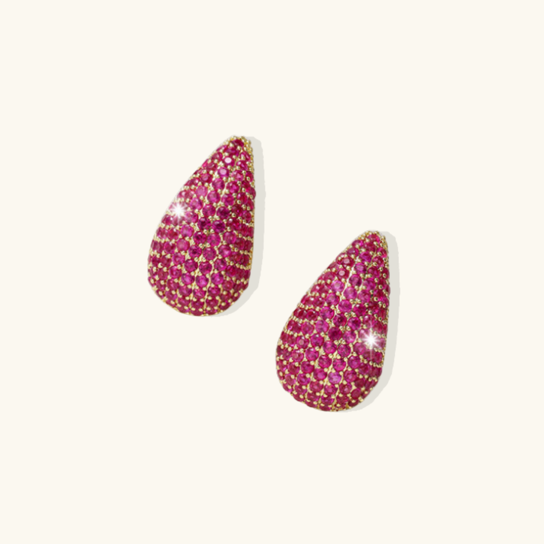 Amane – Ohrringe Tropfen Glänzend