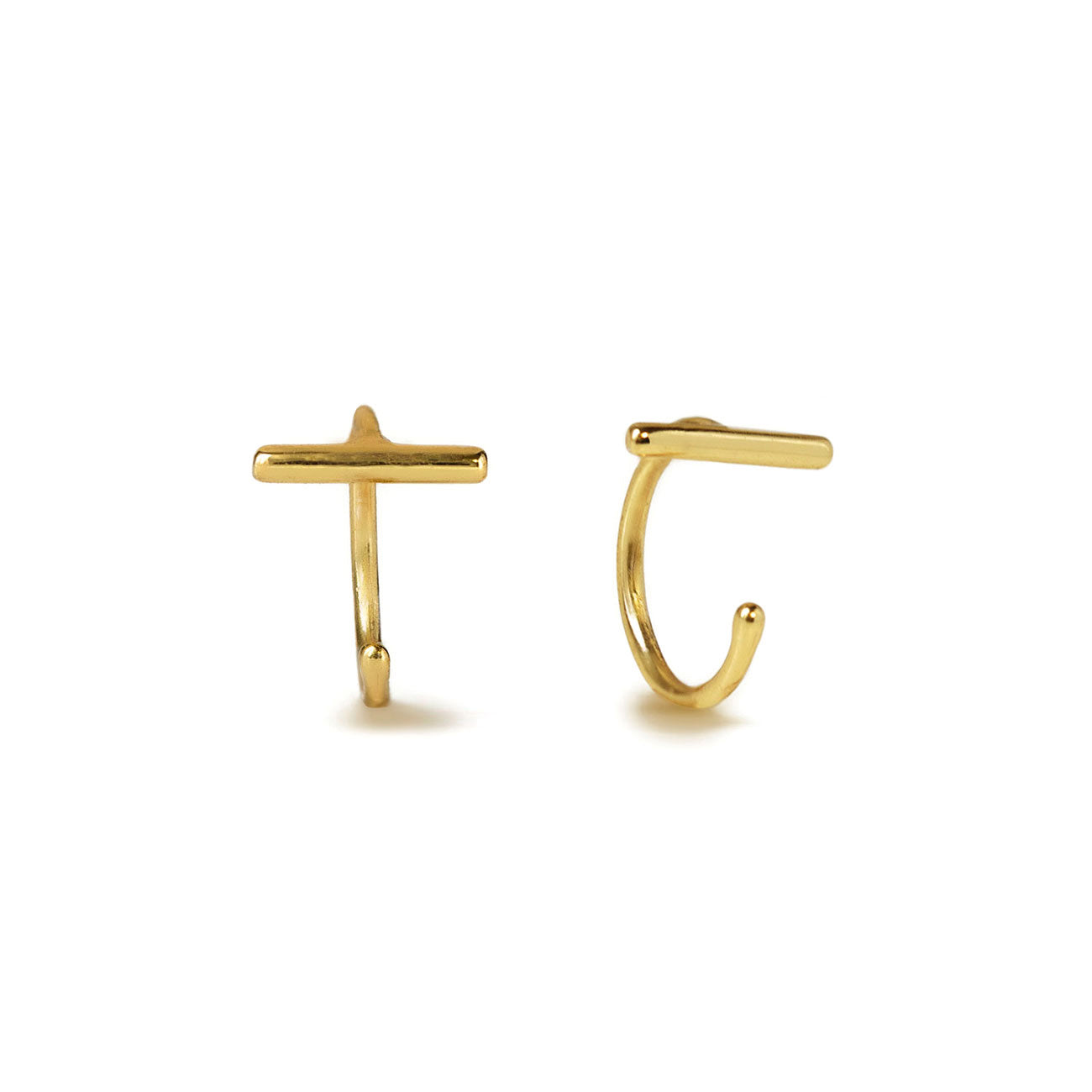 Rima - Bar Huggie Ohrringe