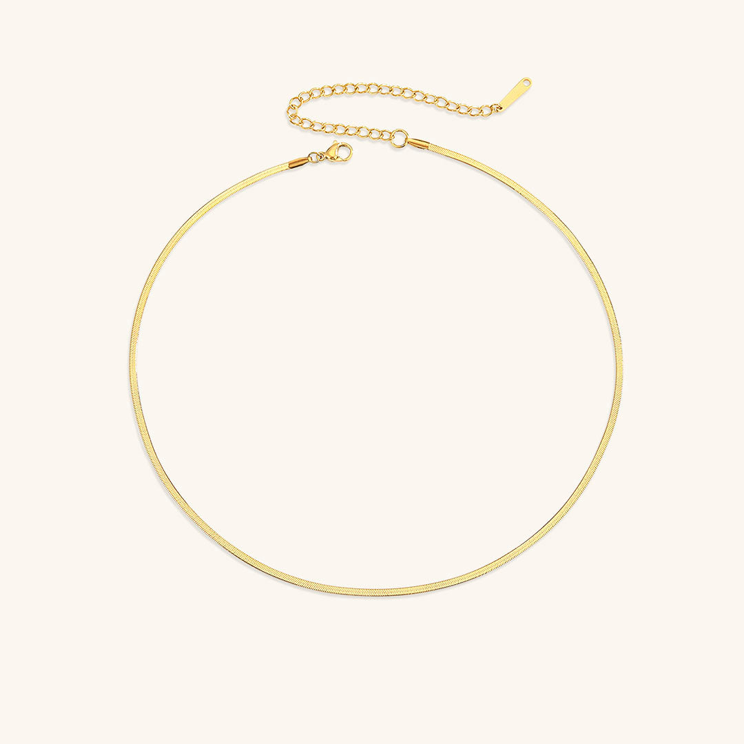 Elizabeth – Collier Schlangenkette Gold