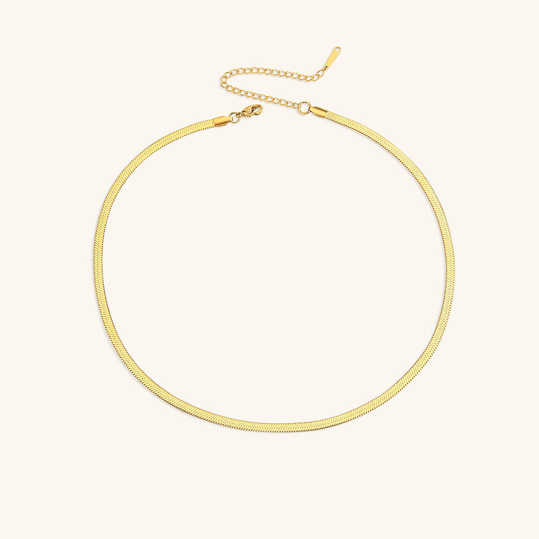 Elizabeth – Collier Schlangenkette Gold