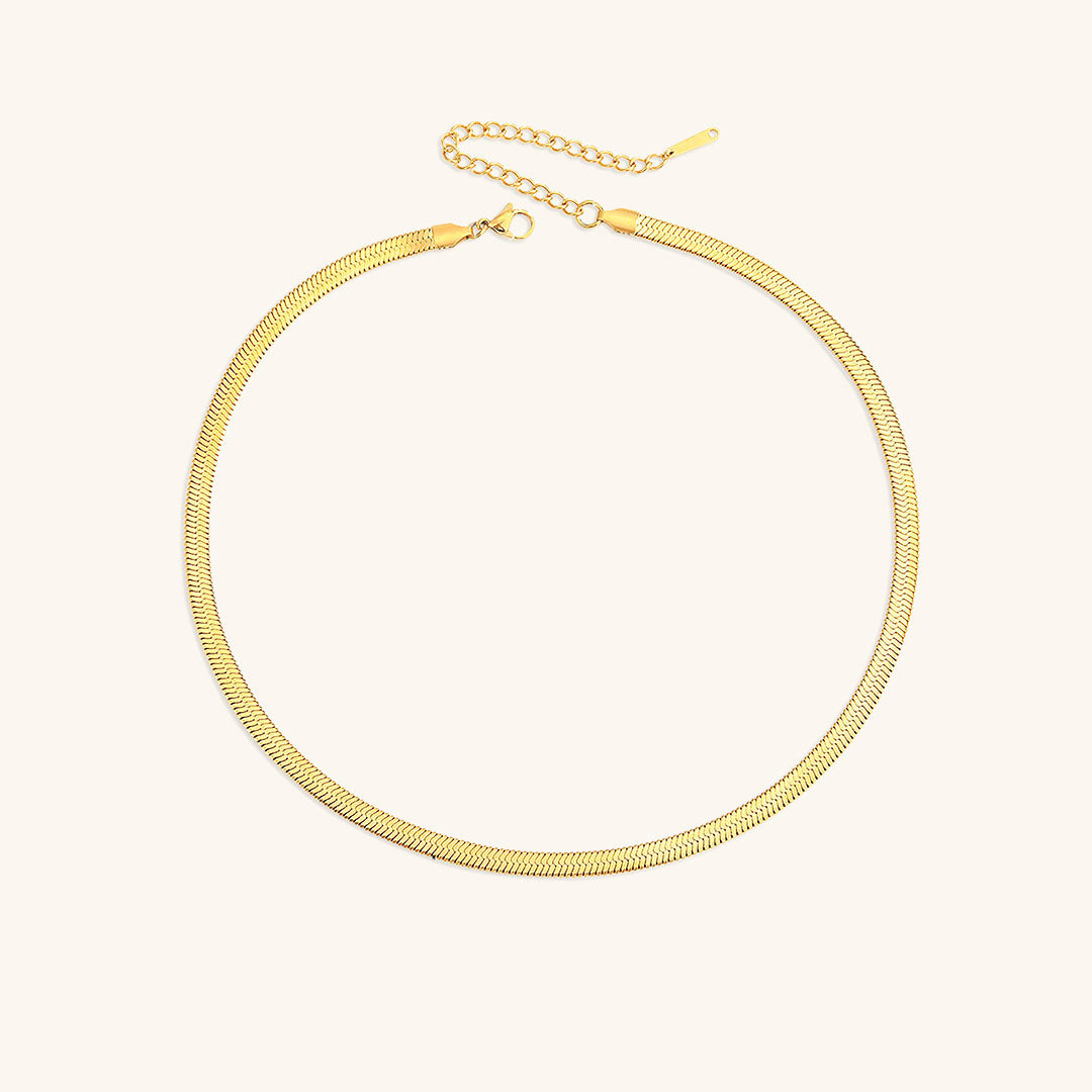 Elizabeth – Collier Schlangenkette Gold