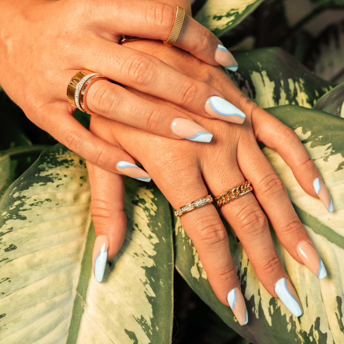 Monaco – Bague Dorée Sertie von Zirkonium Funkelnd