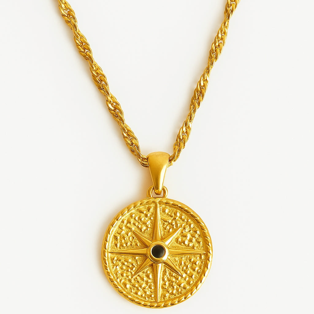 Celina – Halskette aus Edelstahl mit Zirkon