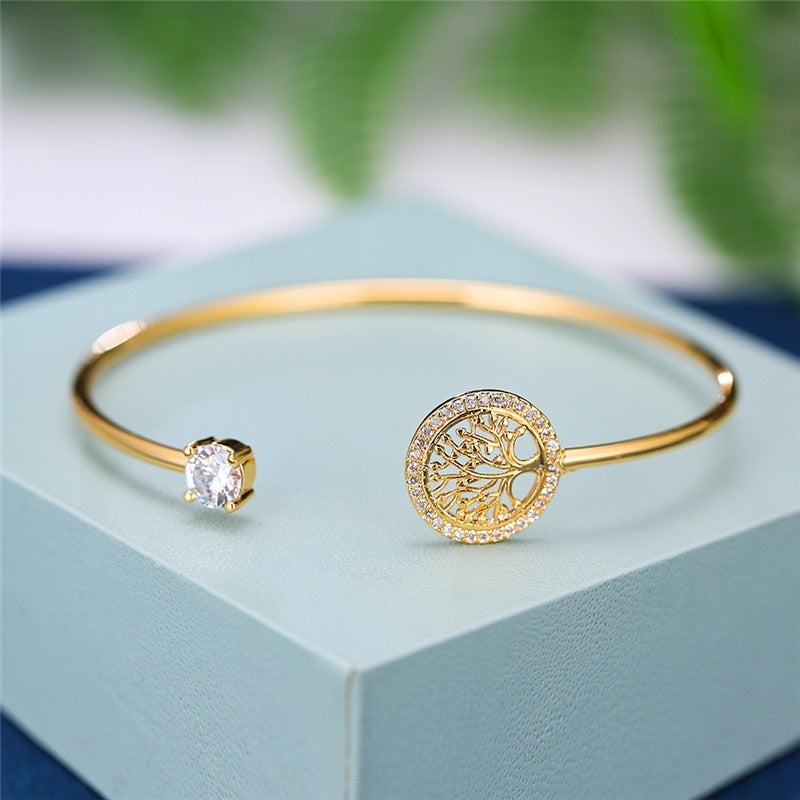 Camille – Verstellbares Armband Baum des Lebens