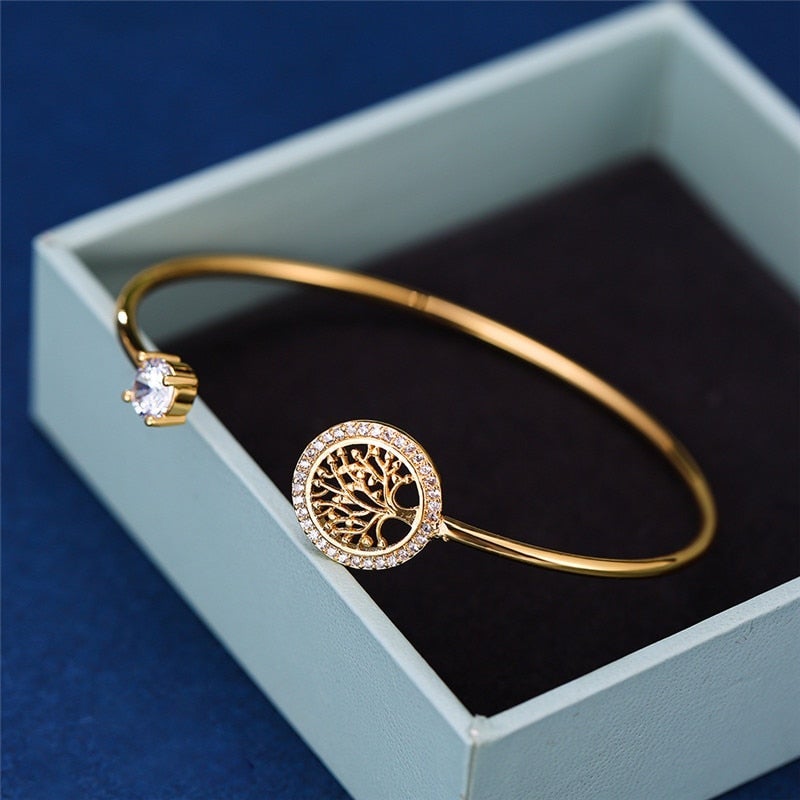 Camille – Verstellbares Armband Baum des Lebens