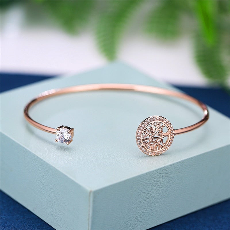 Camille – Verstellbares Armband Baum des Lebens