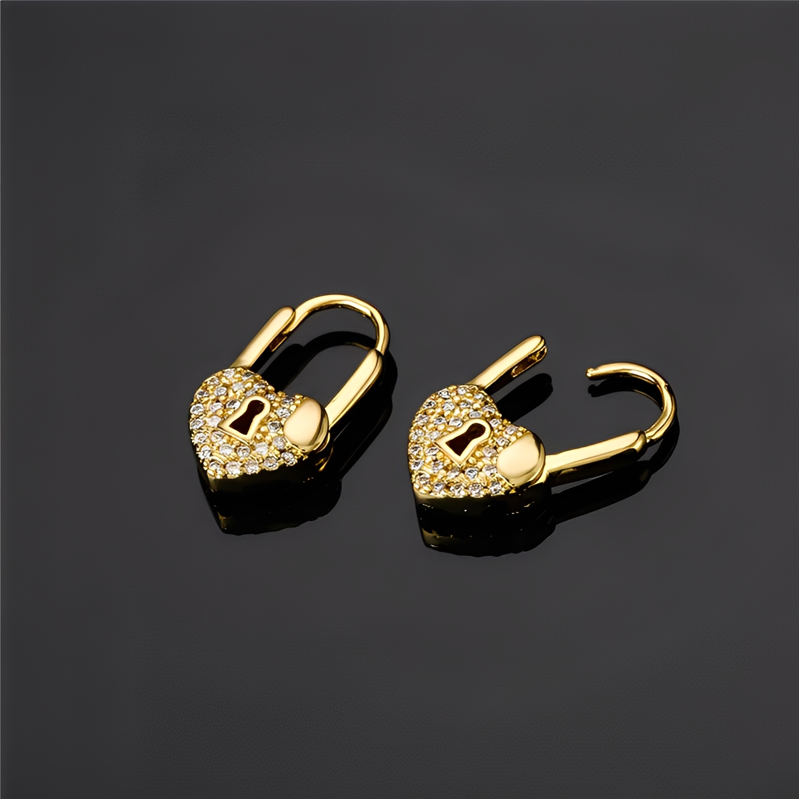 Maelya – Kreolen Schloss Herz Gold