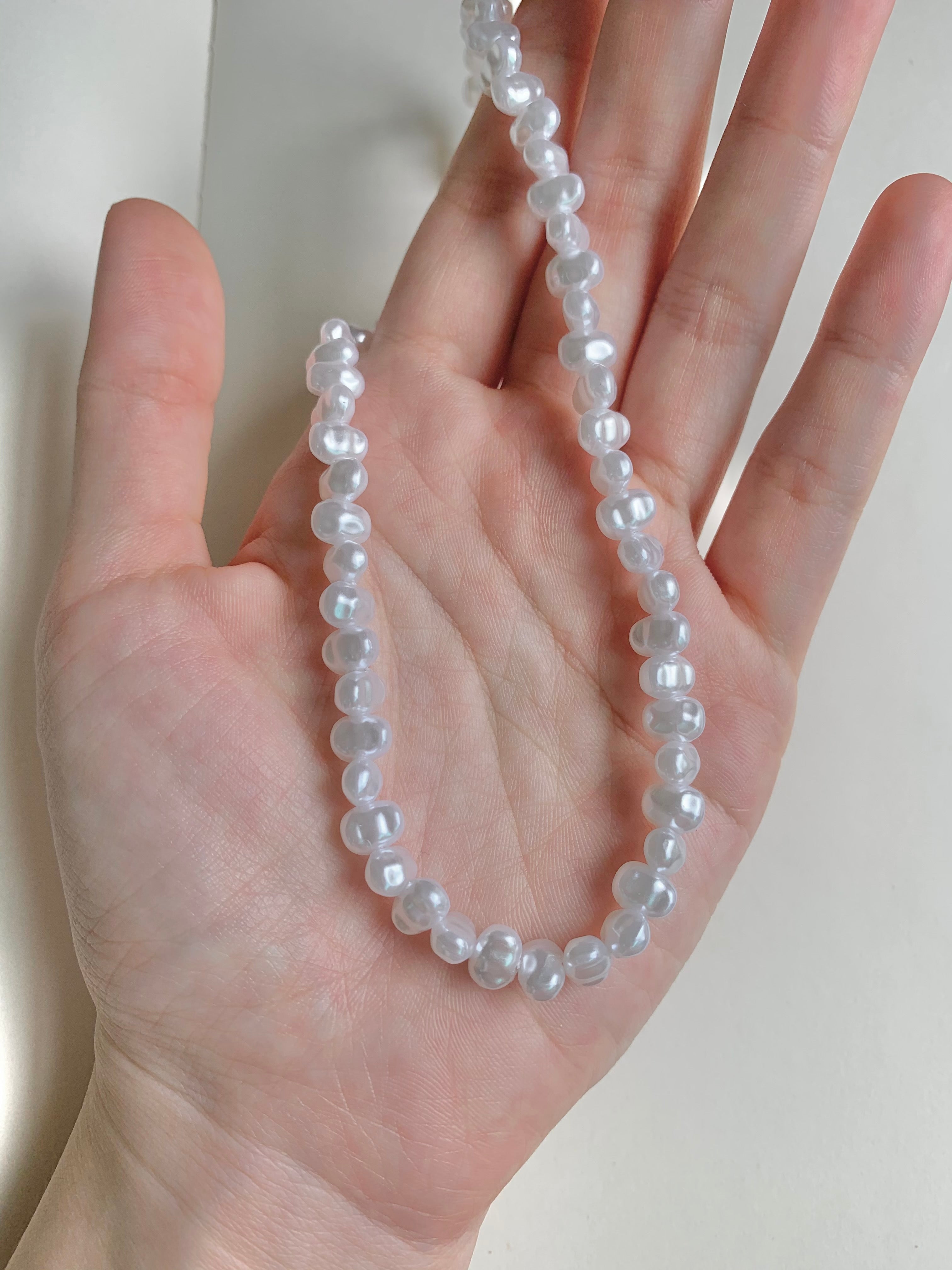 Stella - Cluster Perlen Halsband