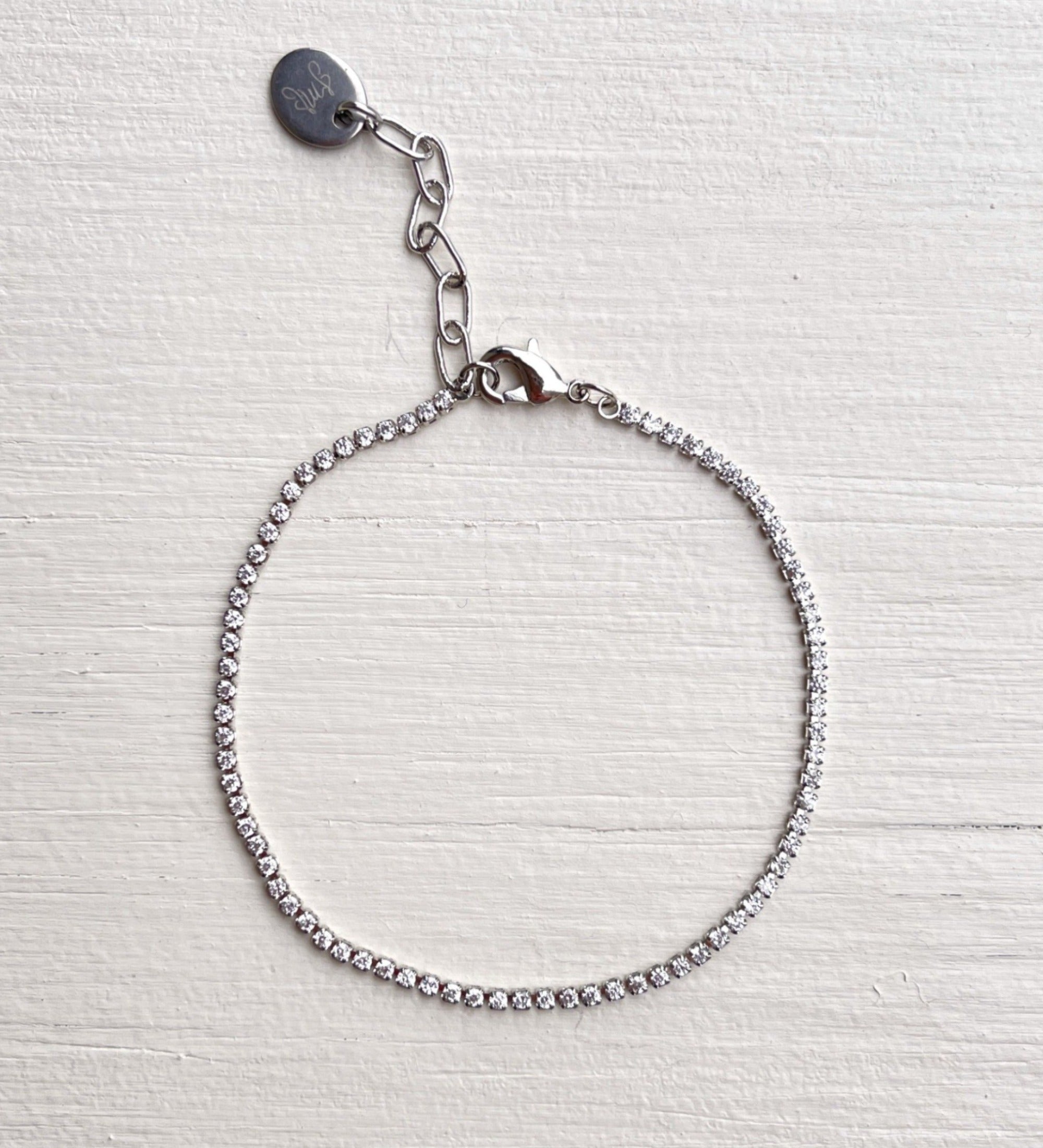 Mini Kristall Tennisarmband