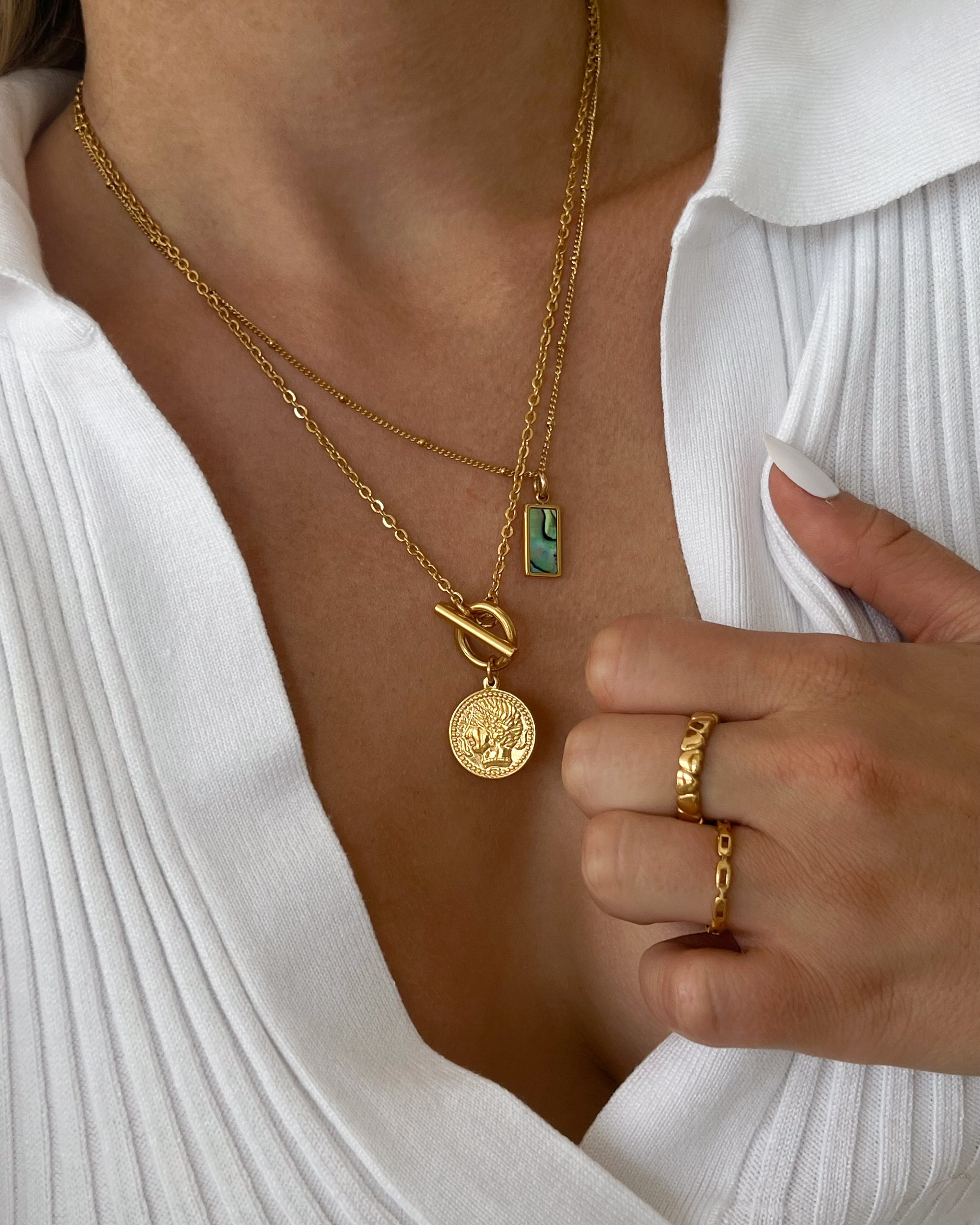 Havanna - Münzhalskette mit Knebelverschluss