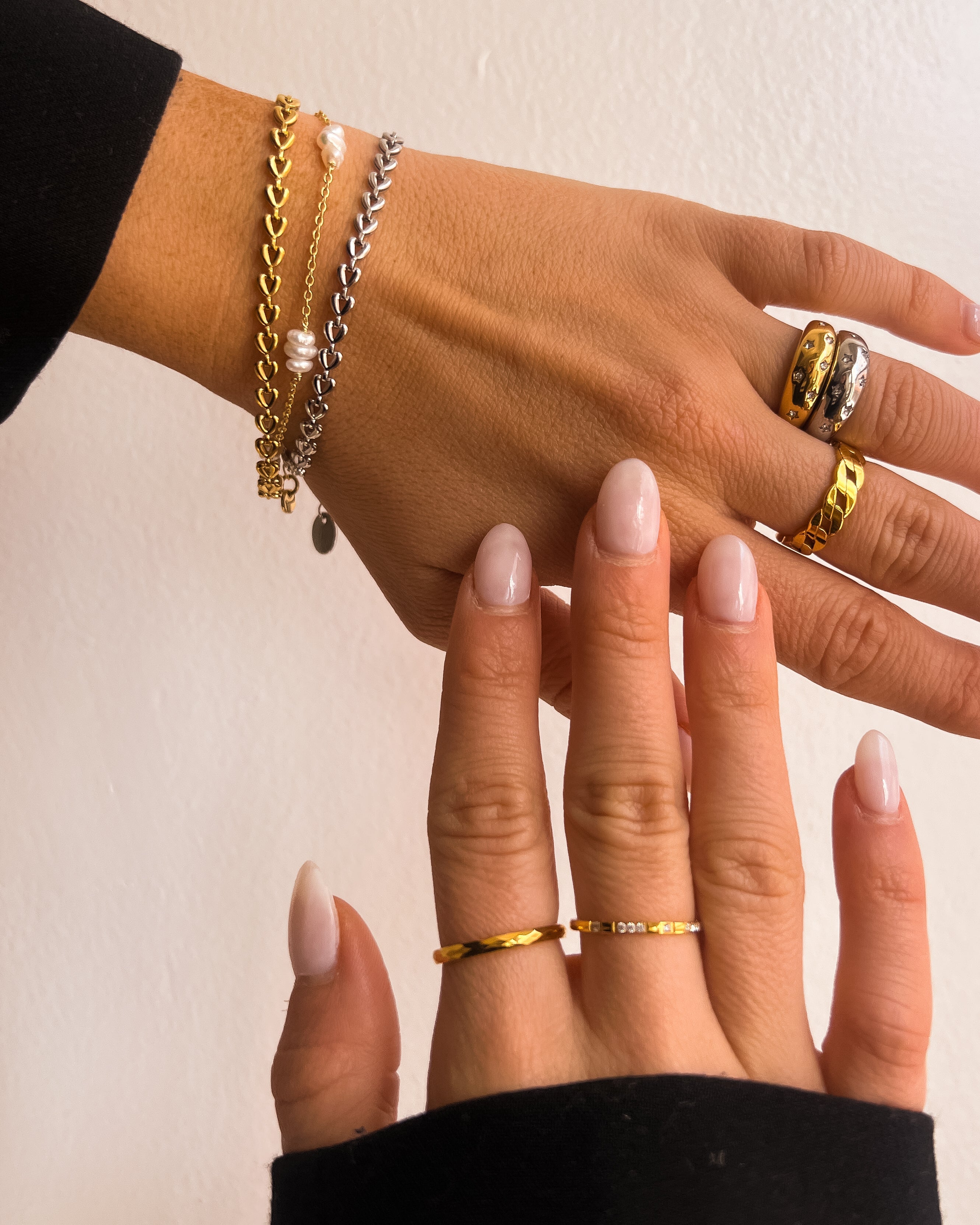 Kendra - Goldes Herz Kettenarmband