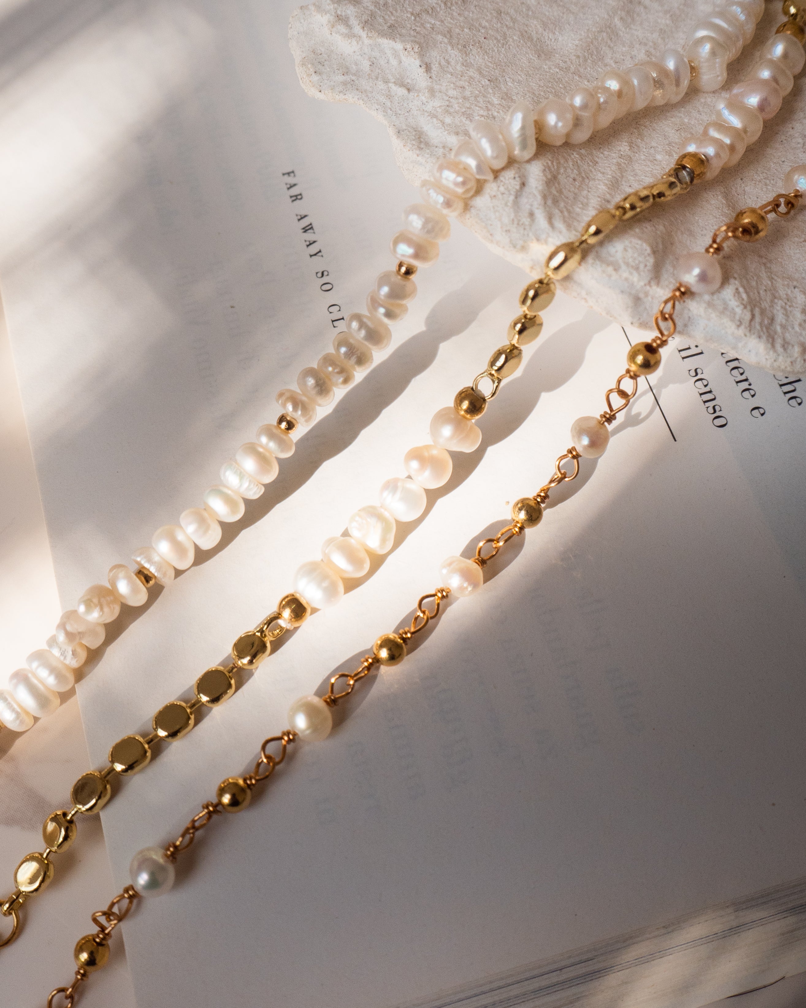 Siena - Disc Chain Perlenarmband