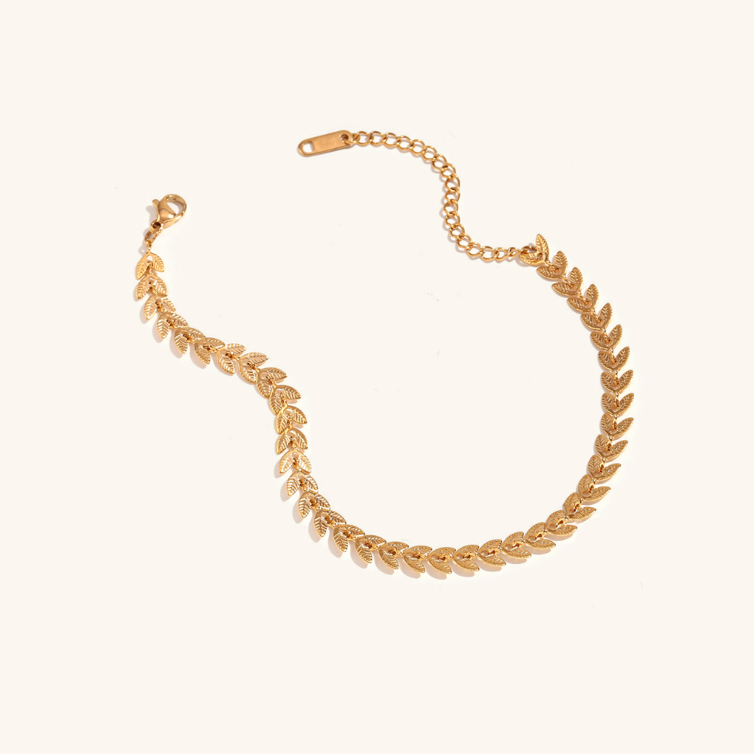 Delaida - Blattgold-Armband