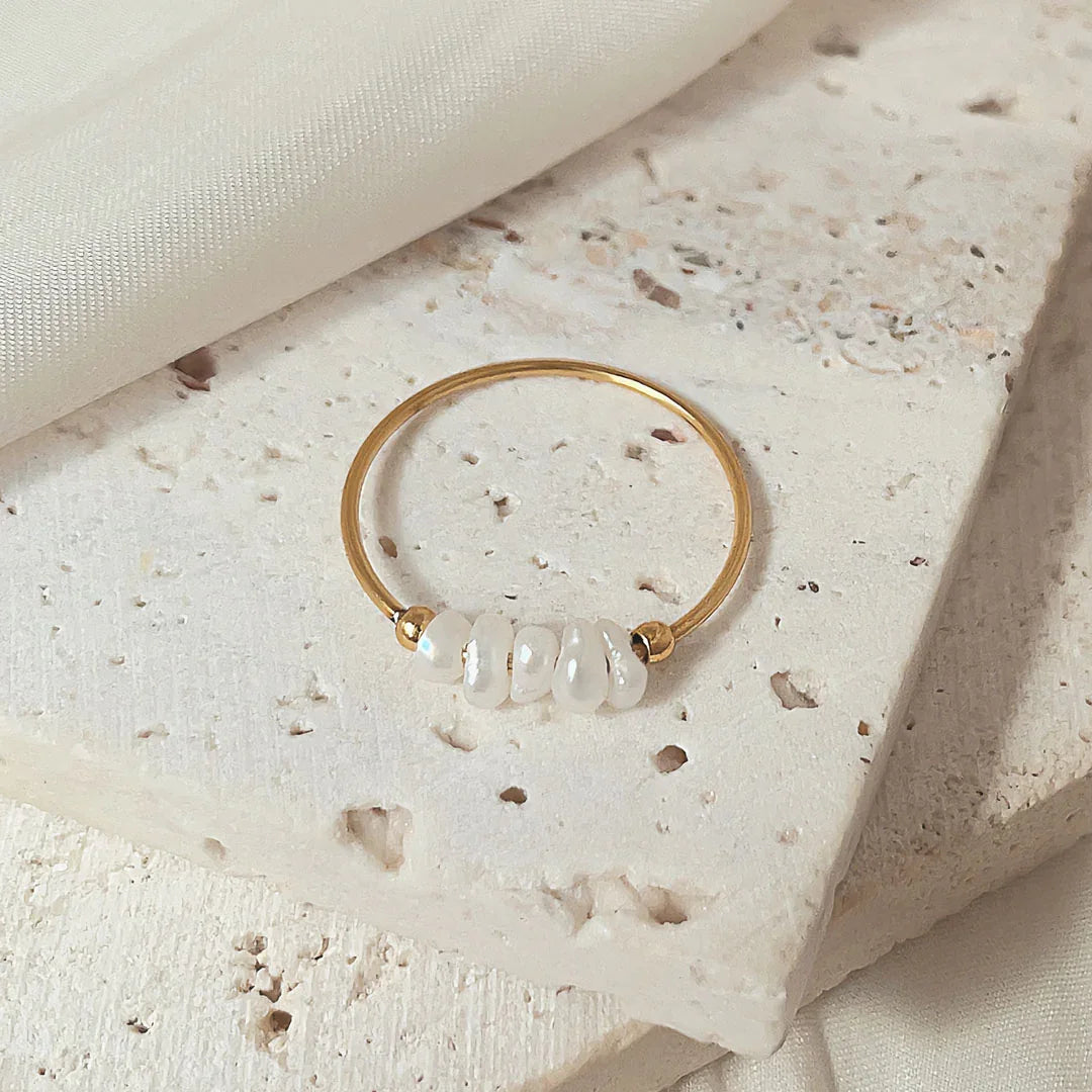 Miori – Ring Natürliche Perle Gold